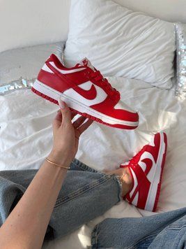 Кеди Nike SB Dunk Red premium 4436 фото