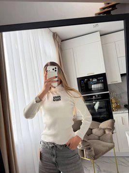 Кофта водолазка Miu Miu  0001 фото