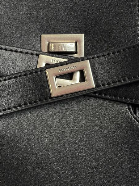 Сумка Balenciaga Bel Air Tote Bag Black/Silver 7894 фото
