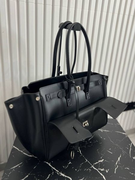 Сумка Balenciaga Bel Air Tote Bag Black/Silver 7894 фото