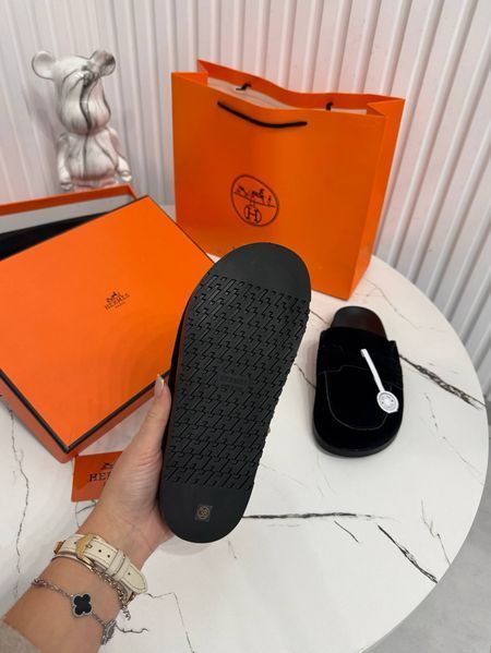 Тапочки мюлі Hermes 2347 фото
