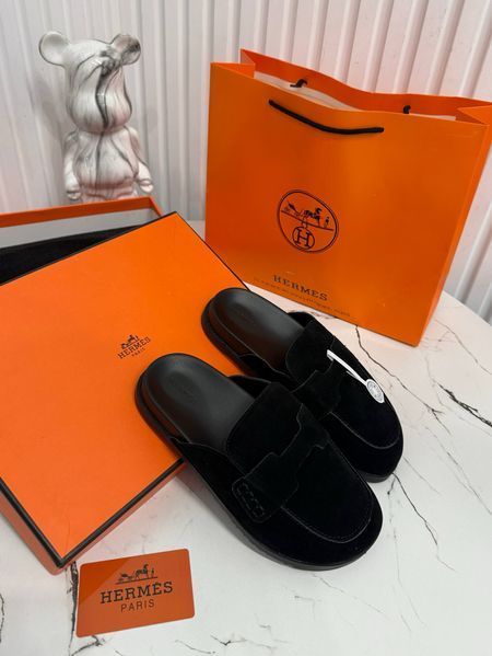 Тапочки мюлі Hermes 2347 фото