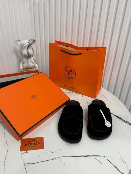 Тапочки мюлі Hermes 2347 фото