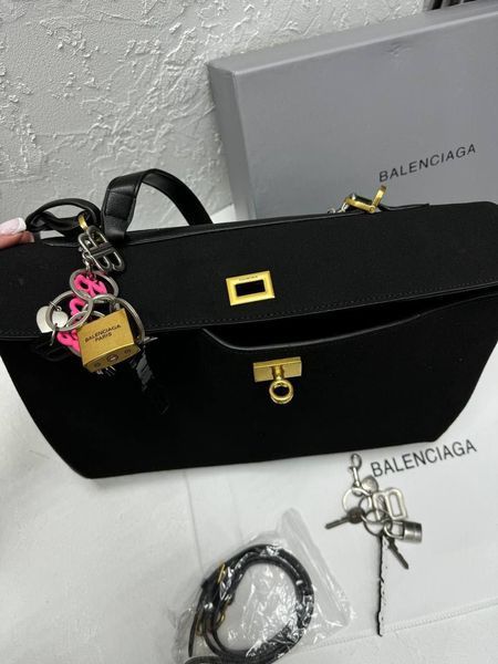 Сумка Balenciaga Rodeo Замш 33 см 4221 фото