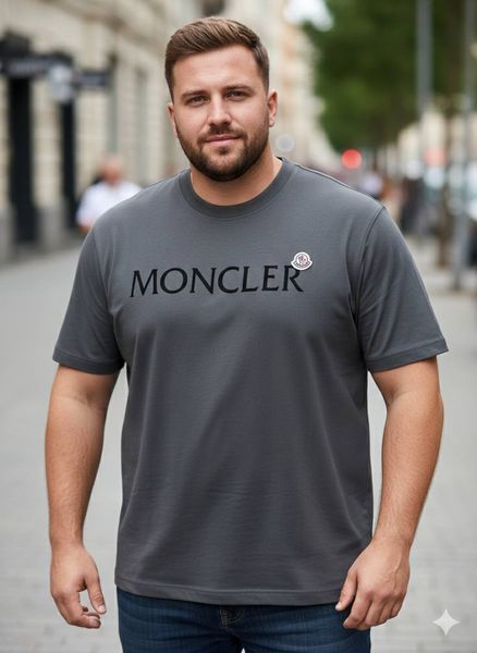 Футболка Moncler Батал 2948 фото