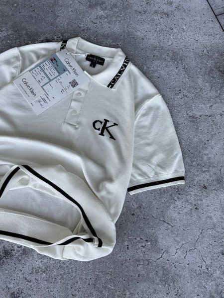Поло в стилі олд мані Calvin Klein  4021 фото