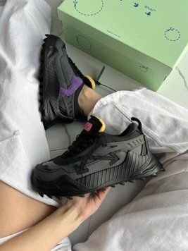 Кросівки Off-White Odsy-1000 Black Grey 36-45 5298 фото