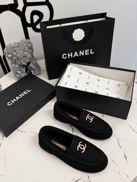 Лофери Chanel з утепленням  7425 фото