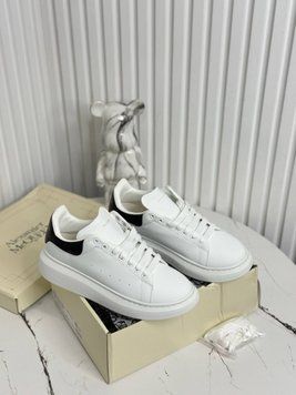 Кросівки McQueen White Black 9030 фото