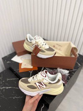 Кросівки New Balance 990v6 x Loro Piana Raw Cashew 111124 фото