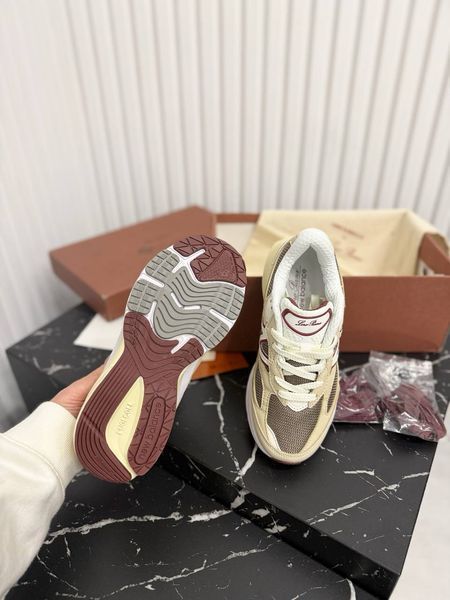 Кросівки New Balance 990v6 x Loro Piana Raw Cashew 111124 фото