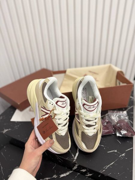 Кросівки New Balance 990v6 x Loro Piana Raw Cashew 111124 фото