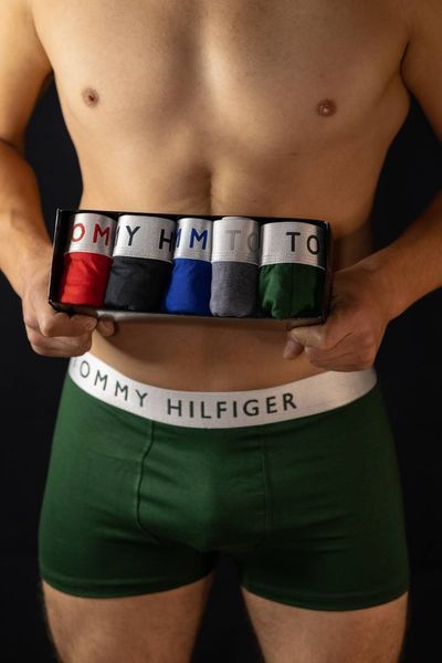 Набір білизни Tommy Hilfiger срібна резинка 3410 фото