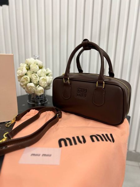 Сумка Miu Miu шоколад 100348 фото
