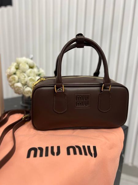 Сумка Miu Miu шоколад 100348 фото