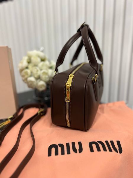 Сумка Miu Miu шоколад 100348 фото